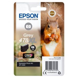 Epson Squirrel 478XL tinteiro 1 unidade(s) Original Rendimento alto (XL) Cinzento