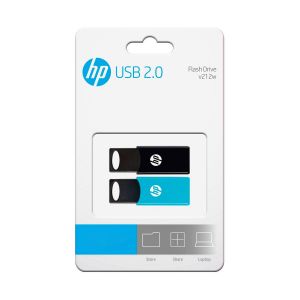 HP v212w unidade de memória USB 64 GB USB Type-A 2.0 Preto, Azul