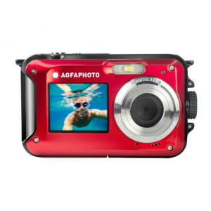 AGFAPHOTO Câmera Digital Waterproof WP8000 Vermelho