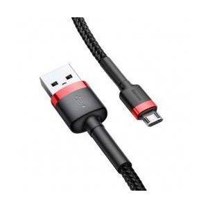 BASEUS Cabo USB / Micro USB Cafule 2.4A 2mt Red/Black (CAMKLF-B91)