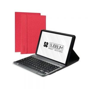 Capa para Tablet SUBBLIM KeyTab Pro c/touchpad Bluetooth Roja  ESP