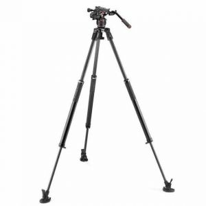 Manfrotto Tripé 635 Fast Single Carbono + Notrotech 612 (MVK612SNGFC)