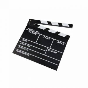 Caruba Claquete de Cinema Dry Erase Diretor 24.5X30cm