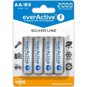 everActive Pilhas Recarregáveis AA 2000mAh (4 Pilhas)