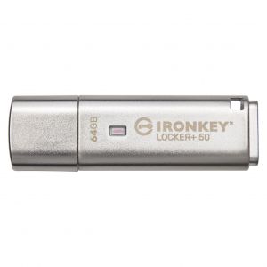 64GB IronKey Locker PLUS 50 AES Encrypted, USB to Cloud
