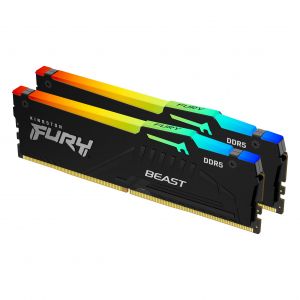 32GB 6000MT/s DDR5 CL36 DIMM (Kit of 2) FURY Beast RGB
