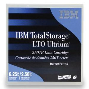 DC IBM Ultrium LTO-6 (BaFe) etiquetado 2,5TB/6,25TB  (00V7590ET)
