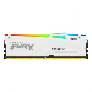 64GB 6000MT/s DDR5 CL40 DIMM (Kit of 4) FURY Beast White RGB XMP