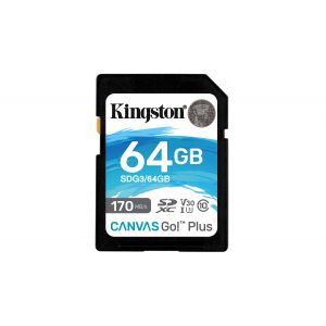 SDXC card 64GB Canvas Go Plus 170R C10 UHS-I U3 V30
