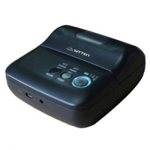 Sitten SP-RMT9 - Impressora térmica 80mm portátil, Bluetooth e USB, Bateria de Lithium, Dimensões: 103x99x46mm, Peso: 256g.