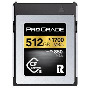 Prograde CFexpress 2.0 Type B (Gold) 512GB-1700MB/s