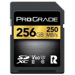 Prograde SDXC (Gold) 256GB-250MB/s V60 UHS-II