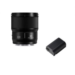 PANASONIC 85mm f/1.8 Lumix S + Bateria BLK22