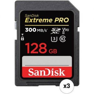 Sandisk Cartão Extreme Pro SDXC 128GB 300MB/s UHS-II