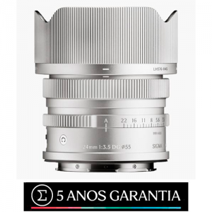 SIGMA 24mm f/3.5 (C) DG Prata p/ L-Mount