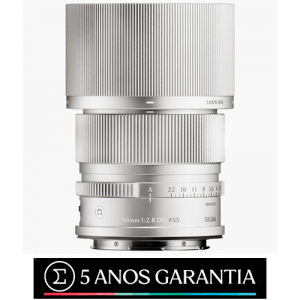 SIGMA 90mm f/2.8 (C) DG Prata p/ L-mount